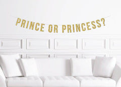 Gender Reveal Banner Prince or Princess? - Pretty Day
