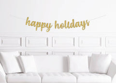 Happy Holidays Christmas Banner - Pretty Day