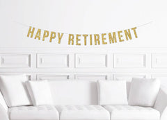 Happy Retirement Party Banner - Pretty Day