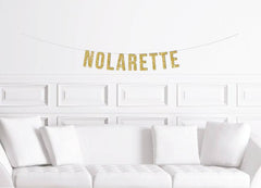 New Orleans Bachelorette Party Decorations Gold Glitter - Pretty Day