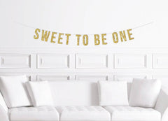 Sweet to Be One Ice Cream Party Banner - Pretty Day