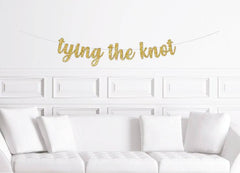 Tying the Knot Nautical Bridal Shower Banner - Pretty Day