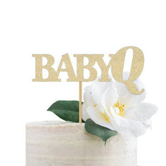 Baby-Q Baby Shower Cake Topper - Pretty Day