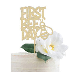 First Bee Day Cake Topper - Pretty Day