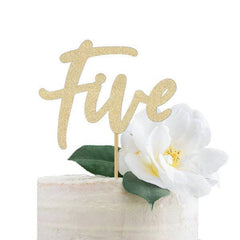 Five Cake Topper - Pretty Day