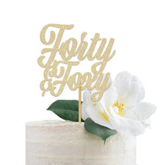 Forty and Foxy Cake Topper - Pretty Day