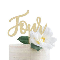Four Cake Topper - Pretty Day