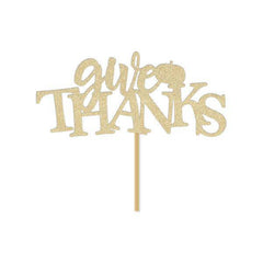 Give Thanks Cake Topper - Pretty Day