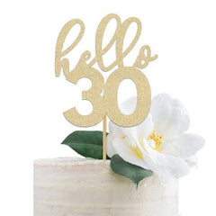 Hello 30 Cake Topper - Pretty Day