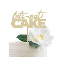 Let's Eat Cake Topper - Pretty Day