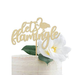 Let's Flamingle Cake Topper - Pretty Day