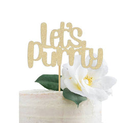 Let's Purrty Cake Topper - Pretty Day