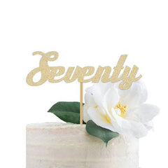 Seventy Cake Topper - Pretty Day