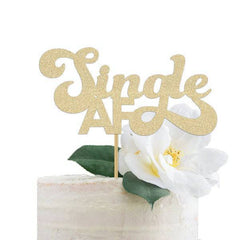Single AF Cake Topper - Pretty Day