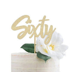 Sixty Cake Topper - Pretty Day
