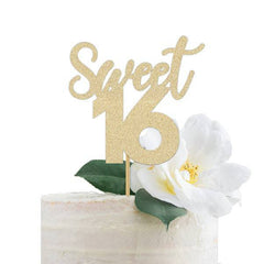 Sweet 16 Cake Topper - Pretty Day