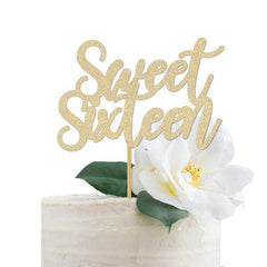 Sweet Sixteen Cake Topper - Pretty Day