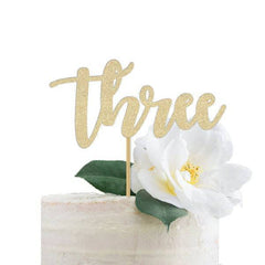 Three Cake Topper - Pretty Day