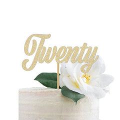 Twenty Cake Topper - Pretty Day