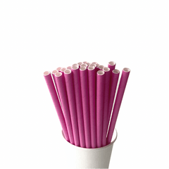 Pink Eco Friendly Paper Straws S8086 - Pretty Day