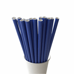 Royal Blue Eco Friendly Paper Straws S7088 - Pretty Day