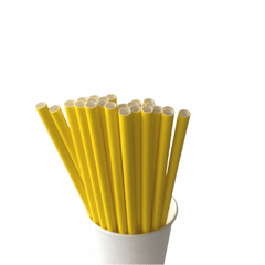 Yellow Straws Eco Friendly Paper Straws S3066 - Pretty Day