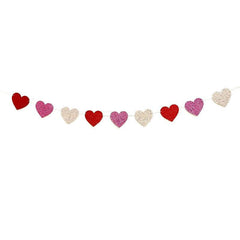Valentines Day Heart Garland Bunting - Pretty Day