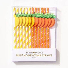 Citrus Fruit Honeycomb Straws S5137 - Pretty Day