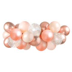 Balloon Garland - Rose Gold 5 ft S3018 - Pretty Day