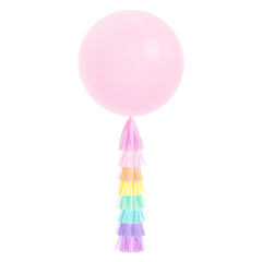 Jumbo Balloon & Tassel Tail - Pastel Rainbow S7086 - Pretty Day