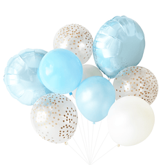 Light Blue Balloon Bouquet S8072 - Pretty Day