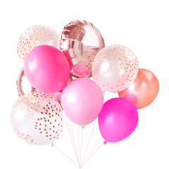 Pink Party Balloon Bouquet S8082 - Pretty Day