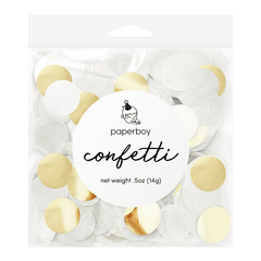 White & Gold Confetti S7069 - Pretty Day