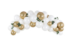 White And Gold Balloon Garland S9256 - Pretty Day