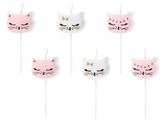 Kitty Cat Birthday Candles S8105 - Pretty Day