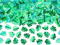 Metallic Green Confetti Tropical Leaves S3162 - Pretty Day