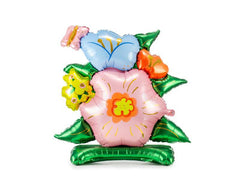 Flower Party Standing Foil Balloon S4030 - Pretty Day