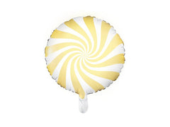 Yellow Swirly Lollipop Standard Size Foil Balloon S2103 - Pretty Day