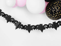 Halloween Black Tissue Bat Garland M0149 - Pretty Day