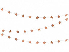 Rose Gold Star Garland S1110 - Pretty Day