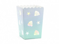 Ocean Mermaid Party Popcorn Boxes - 6pk S9135 - Pretty Day