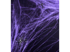 Purple Halloween Spiderweb Decoration M0136 M0137 - Pretty Day