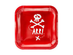 Pirate Party Plates- Large 6 pk S7063 - Pretty Day