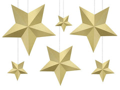 Gold Star Hanging Decoration S0057 - Pretty Day