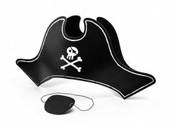 Pirate's Party Hat and Eyepatch- 1 pc S7076 - Pretty Day
