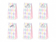 Pastel Unicorn Party Treat Bags- 6pk S2194 - Pretty Day