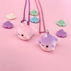 Pop Cutie Narwhale Kids Necklaces - Pretty Day