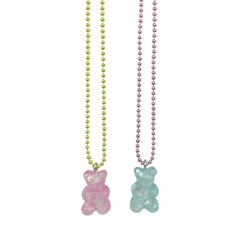 Pop Cutie Gacha Sparkle Gummy Bear Kids Necklaces - Pretty Day