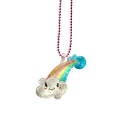 Pop Cutie Glitter Cloud Kids Necklaces - Pretty Day