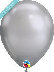 11" Chrome Silver Latex Balloon B080 - Pretty Day